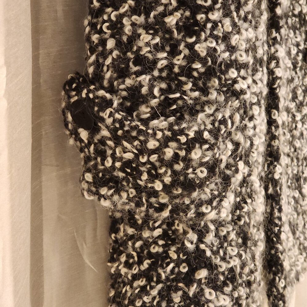 Excellent  Diane Von Furstenberg Peacoat Double Breasted Boucle Loop - Picture 3 of 12